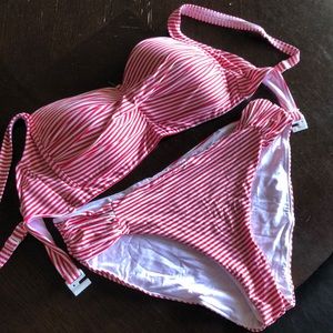 Niptuck swim striped bikini